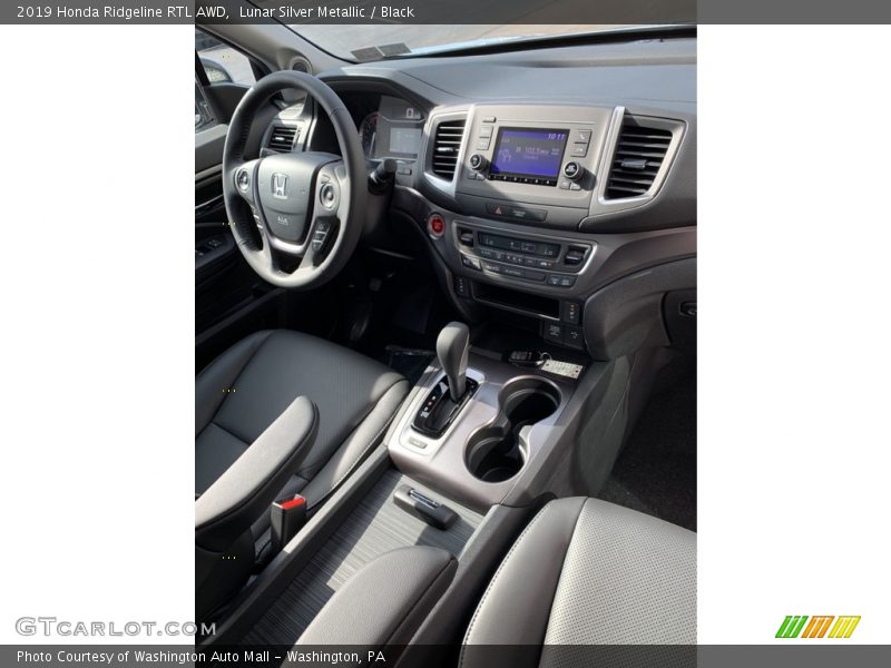 Lunar Silver Metallic / Black 2019 Honda Ridgeline RTL AWD