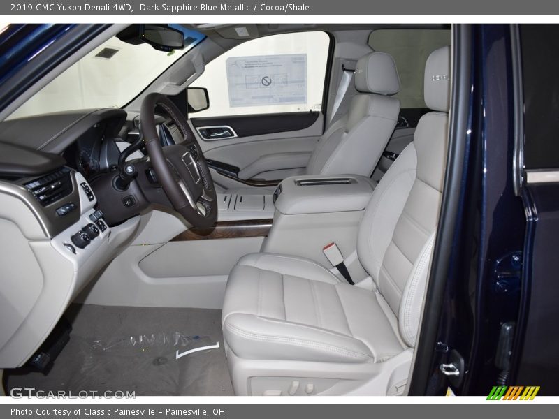 Dark Sapphire Blue Metallic / Cocoa/Shale 2019 GMC Yukon Denali 4WD
