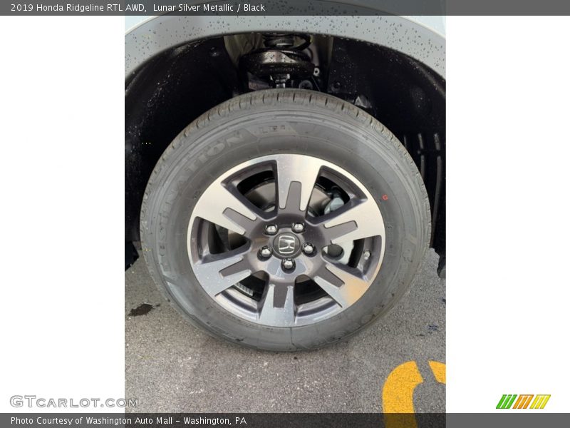 Lunar Silver Metallic / Black 2019 Honda Ridgeline RTL AWD