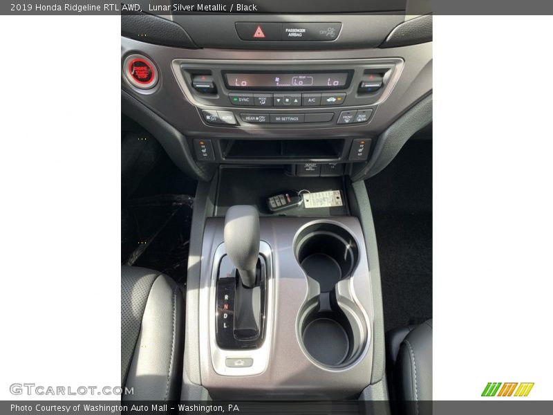 Lunar Silver Metallic / Black 2019 Honda Ridgeline RTL AWD