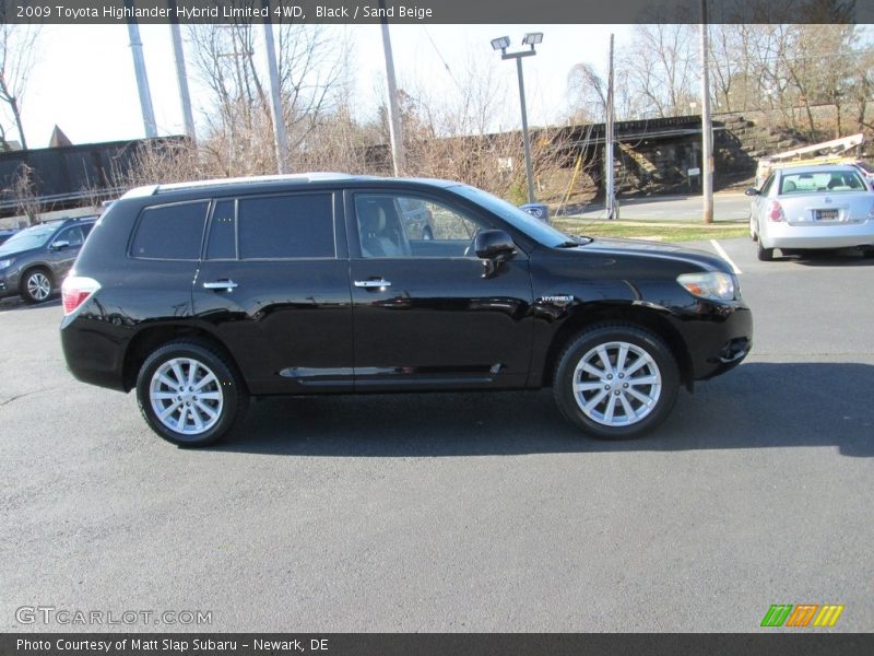 Black / Sand Beige 2009 Toyota Highlander Hybrid Limited 4WD