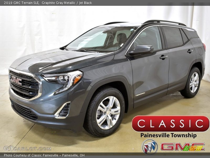 Graphite Gray Metallic / Jet Black 2019 GMC Terrain SLE