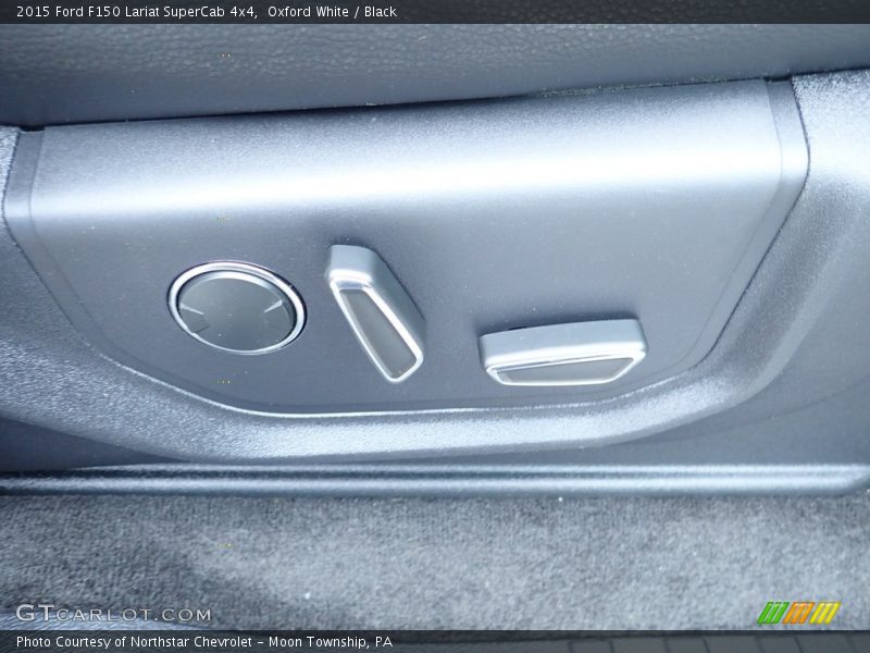Oxford White / Black 2015 Ford F150 Lariat SuperCab 4x4