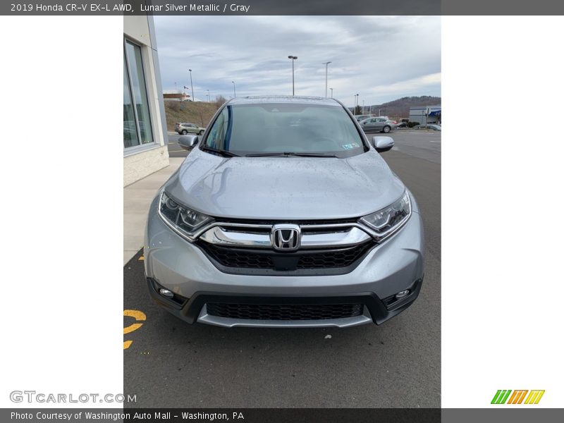 Lunar Silver Metallic / Gray 2019 Honda CR-V EX-L AWD