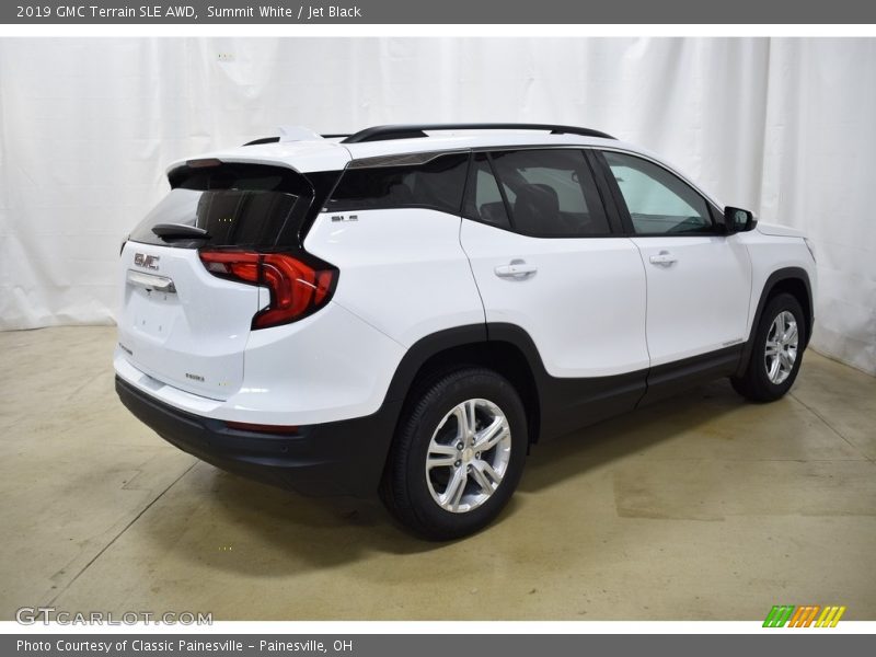 Summit White / Jet Black 2019 GMC Terrain SLE AWD