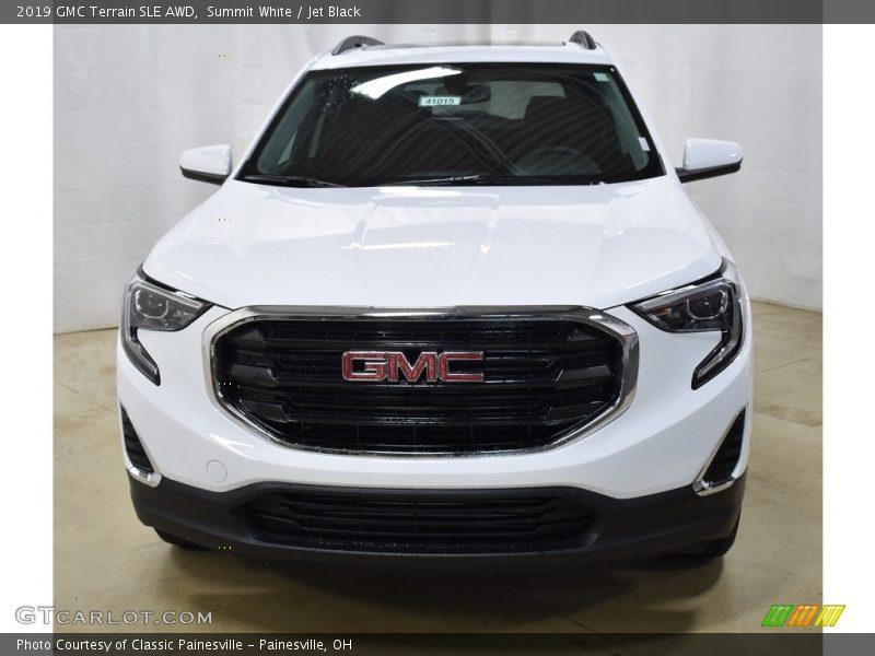 Summit White / Jet Black 2019 GMC Terrain SLE AWD