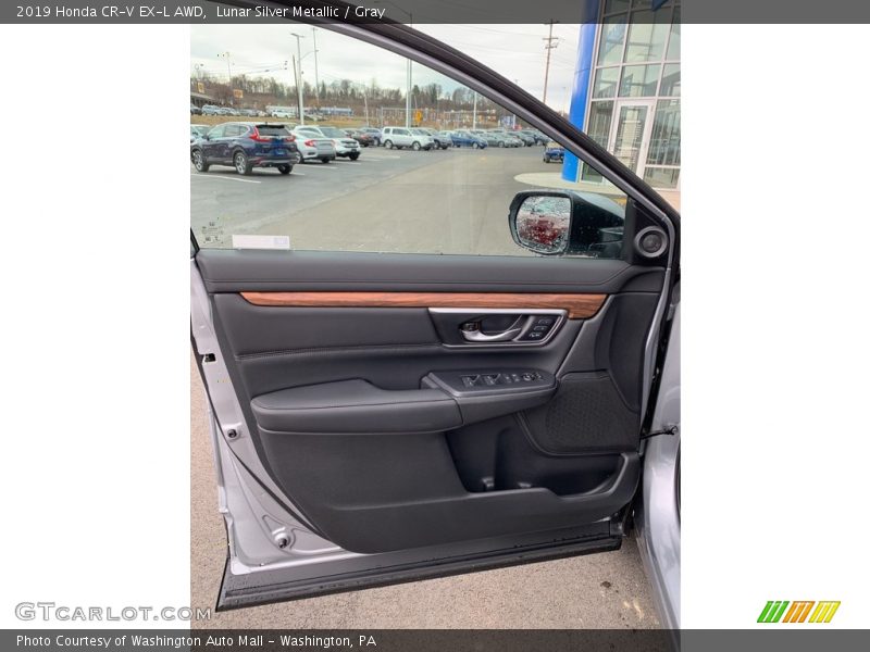 Lunar Silver Metallic / Gray 2019 Honda CR-V EX-L AWD