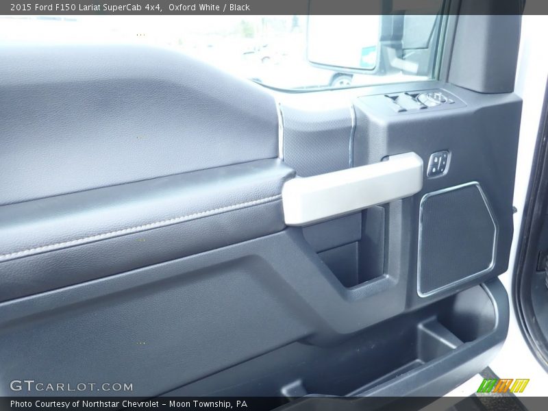 Oxford White / Black 2015 Ford F150 Lariat SuperCab 4x4