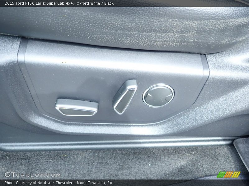 Oxford White / Black 2015 Ford F150 Lariat SuperCab 4x4