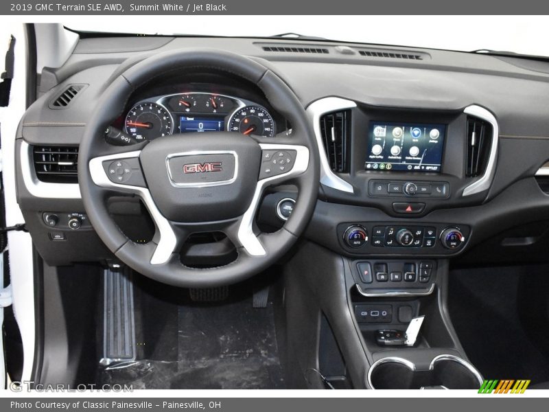 Summit White / Jet Black 2019 GMC Terrain SLE AWD