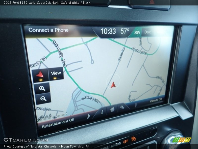 Oxford White / Black 2015 Ford F150 Lariat SuperCab 4x4