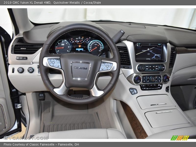 Quicksilver Metallic / Cocoa/Shale 2019 GMC Yukon XL Denali 4WD