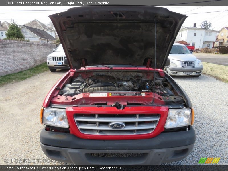Bright Red / Dark Graphite 2001 Ford Ranger XL Regular Cab