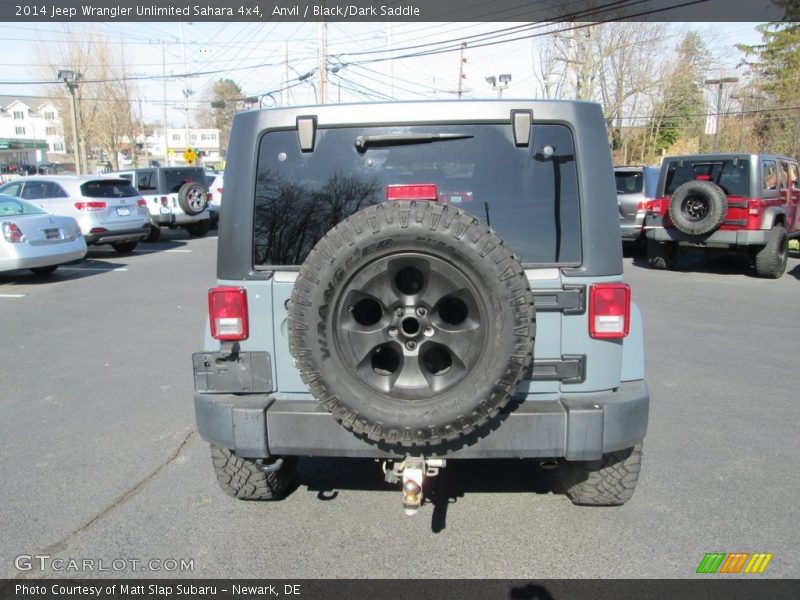 Anvil / Black/Dark Saddle 2014 Jeep Wrangler Unlimited Sahara 4x4