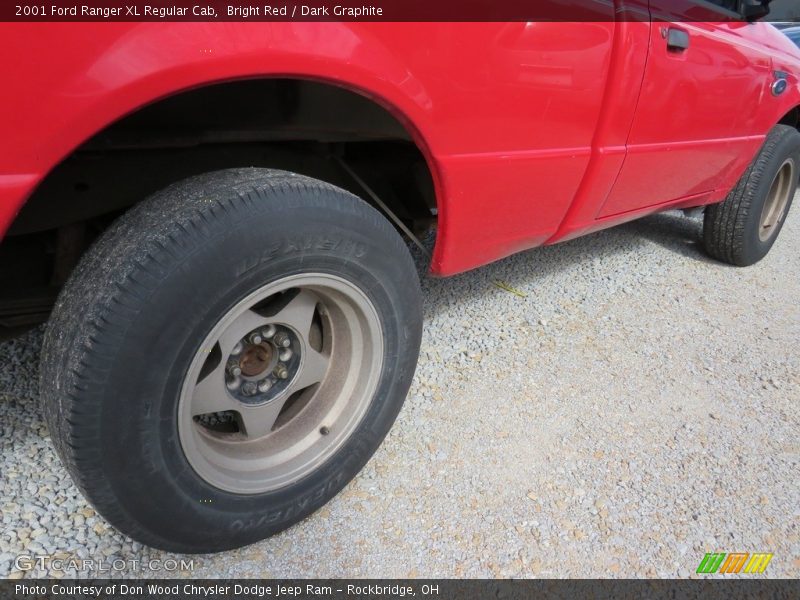 Bright Red / Dark Graphite 2001 Ford Ranger XL Regular Cab