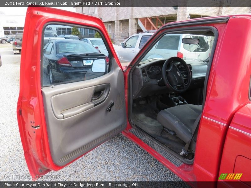 Bright Red / Dark Graphite 2001 Ford Ranger XL Regular Cab
