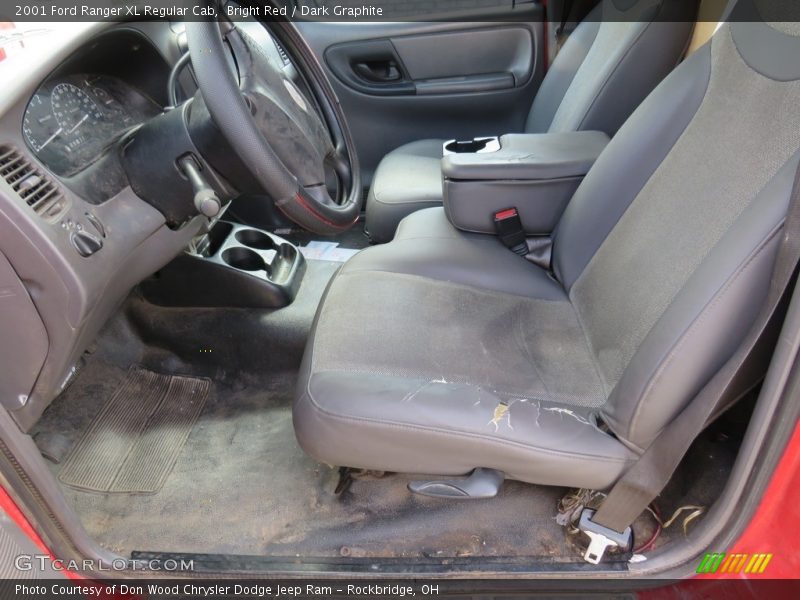 Bright Red / Dark Graphite 2001 Ford Ranger XL Regular Cab