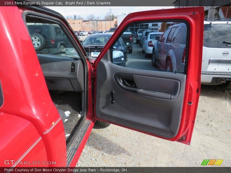 Bright Red / Dark Graphite 2001 Ford Ranger XL Regular Cab