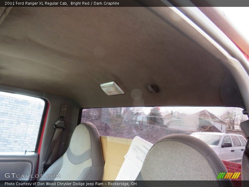 Bright Red / Dark Graphite 2001 Ford Ranger XL Regular Cab