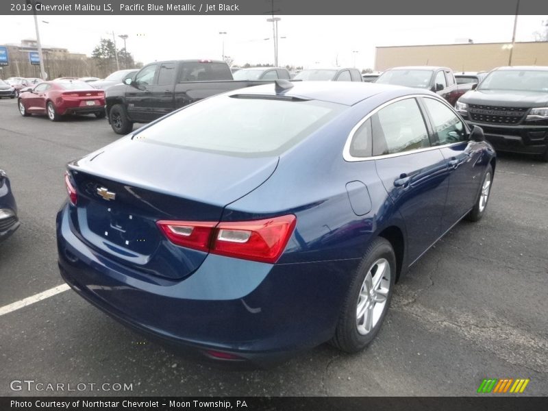 Pacific Blue Metallic / Jet Black 2019 Chevrolet Malibu LS