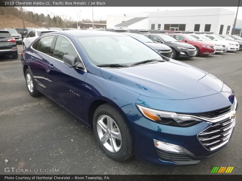 Pacific Blue Metallic / Jet Black 2019 Chevrolet Malibu LS