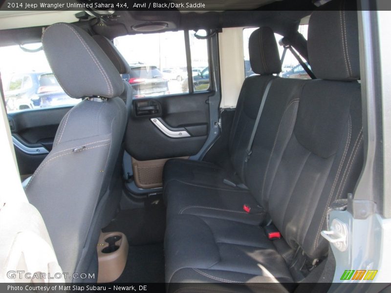 Anvil / Black/Dark Saddle 2014 Jeep Wrangler Unlimited Sahara 4x4