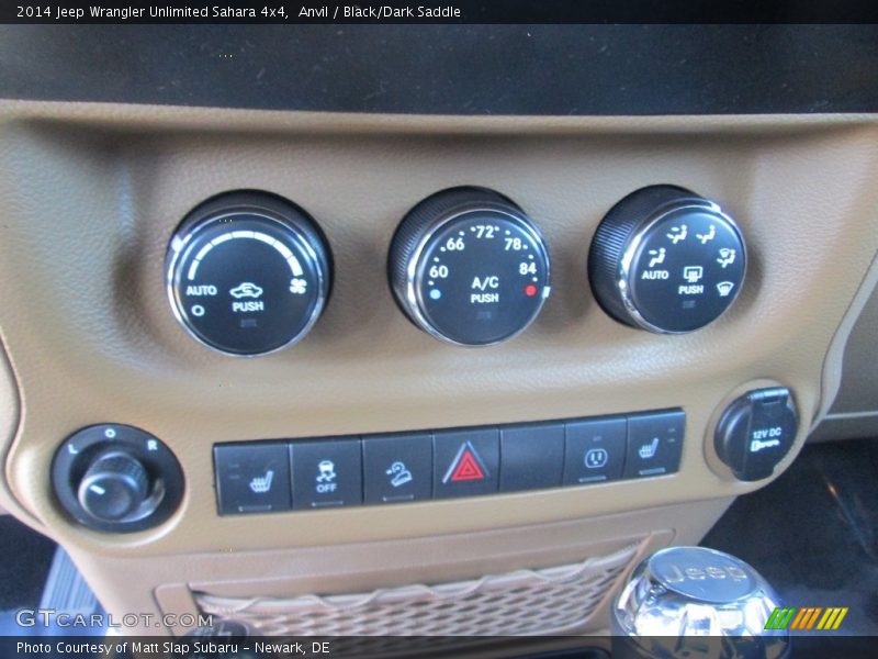 Anvil / Black/Dark Saddle 2014 Jeep Wrangler Unlimited Sahara 4x4