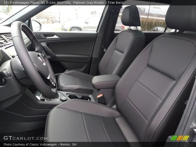 Front Seat of 2019 Tiguan SEL R-Line 4MOTION