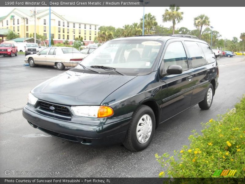 Deep Emerald Green Metallic / Medium Parchment 1998 Ford Windstar GL