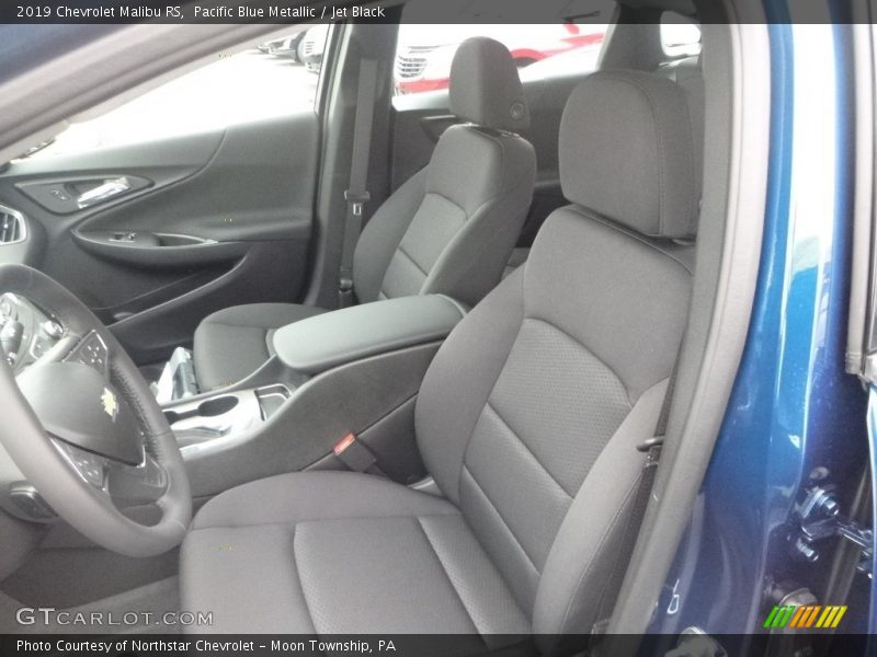 Pacific Blue Metallic / Jet Black 2019 Chevrolet Malibu RS