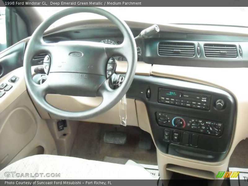 Deep Emerald Green Metallic / Medium Parchment 1998 Ford Windstar GL