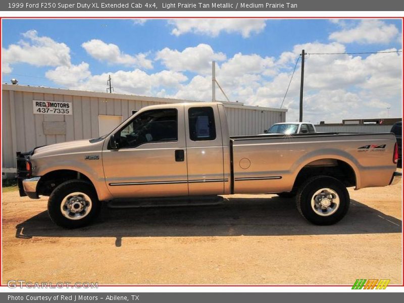 Light Prairie Tan Metallic / Medium Prairie Tan 1999 Ford F250 Super Duty XL Extended Cab 4x4