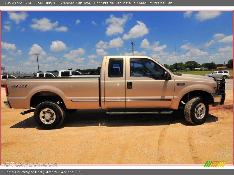 Light Prairie Tan Metallic / Medium Prairie Tan 1999 Ford F250 Super Duty XL Extended Cab 4x4