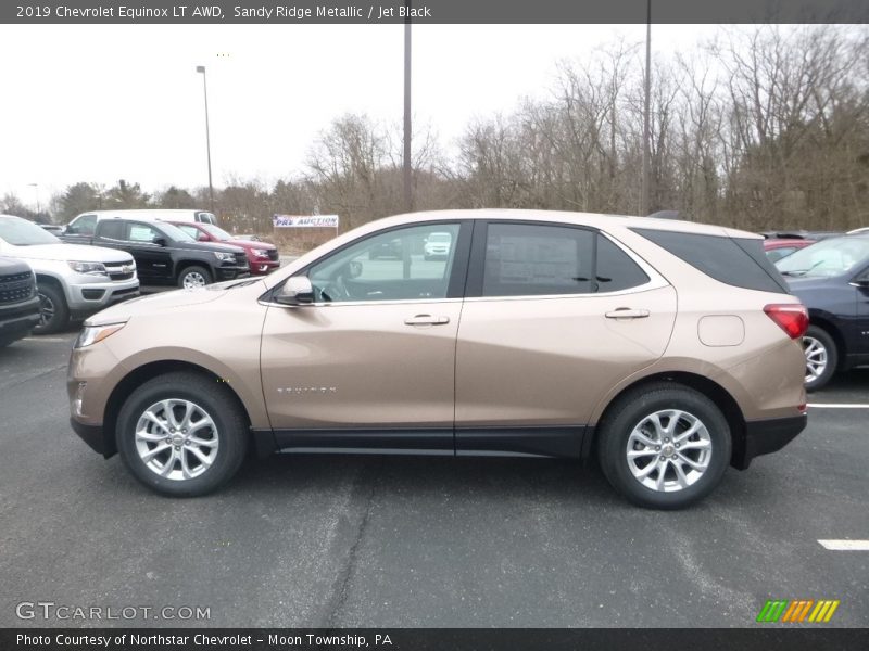 Sandy Ridge Metallic / Jet Black 2019 Chevrolet Equinox LT AWD
