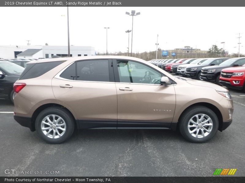 Sandy Ridge Metallic / Jet Black 2019 Chevrolet Equinox LT AWD