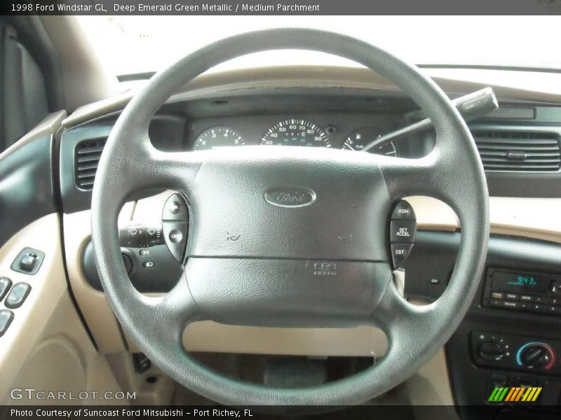 Deep Emerald Green Metallic / Medium Parchment 1998 Ford Windstar GL