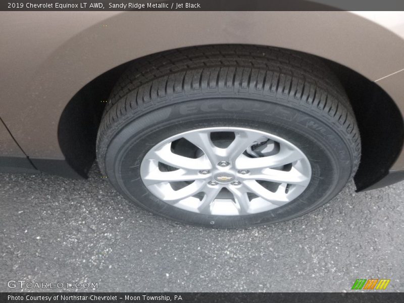 Sandy Ridge Metallic / Jet Black 2019 Chevrolet Equinox LT AWD
