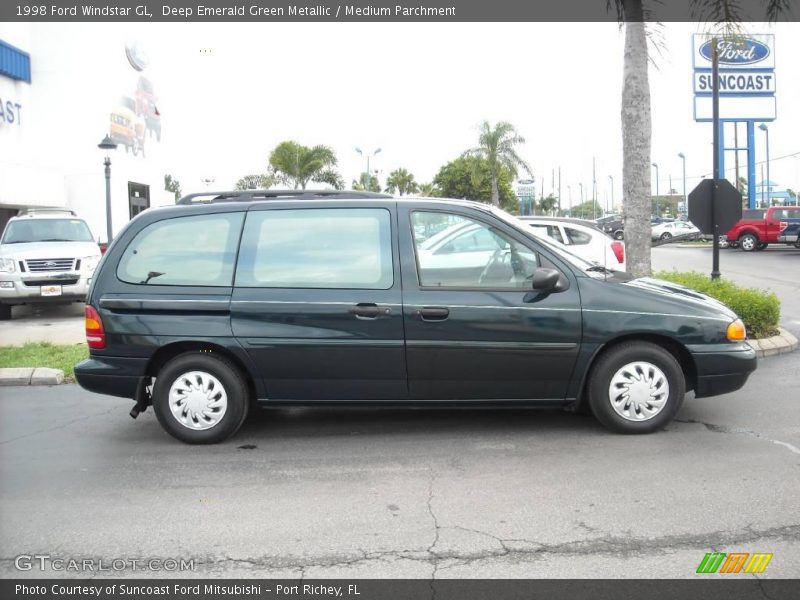 Deep Emerald Green Metallic / Medium Parchment 1998 Ford Windstar GL