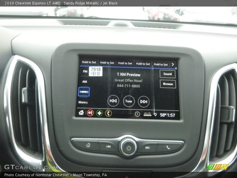 Sandy Ridge Metallic / Jet Black 2019 Chevrolet Equinox LT AWD