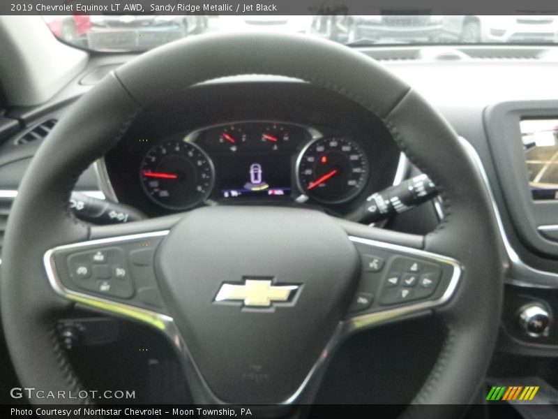 Sandy Ridge Metallic / Jet Black 2019 Chevrolet Equinox LT AWD