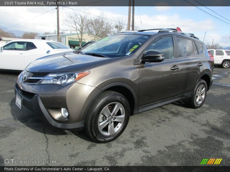 Pyrite Mica / Black 2015 Toyota RAV4 XLE