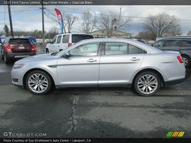 Ingot Silver Metallic / Charcoal Black 2015 Ford Taurus Limited