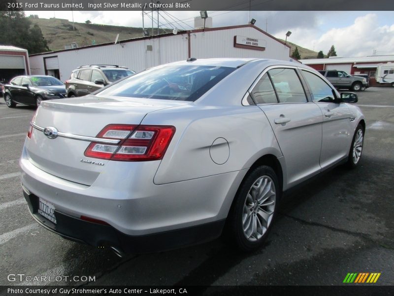 Ingot Silver Metallic / Charcoal Black 2015 Ford Taurus Limited