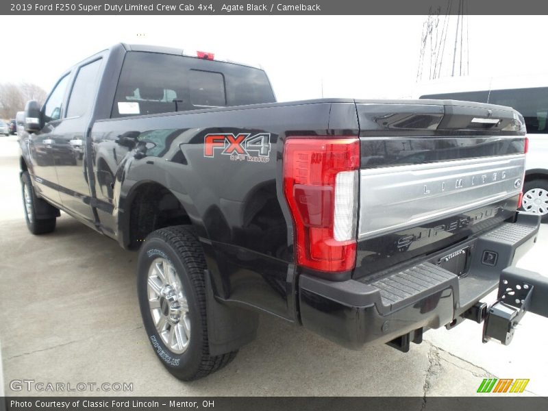 Agate Black / Camelback 2019 Ford F250 Super Duty Limited Crew Cab 4x4