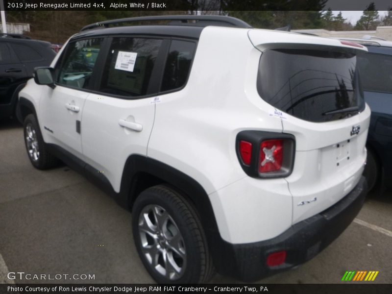 Alpine White / Black 2019 Jeep Renegade Limited 4x4