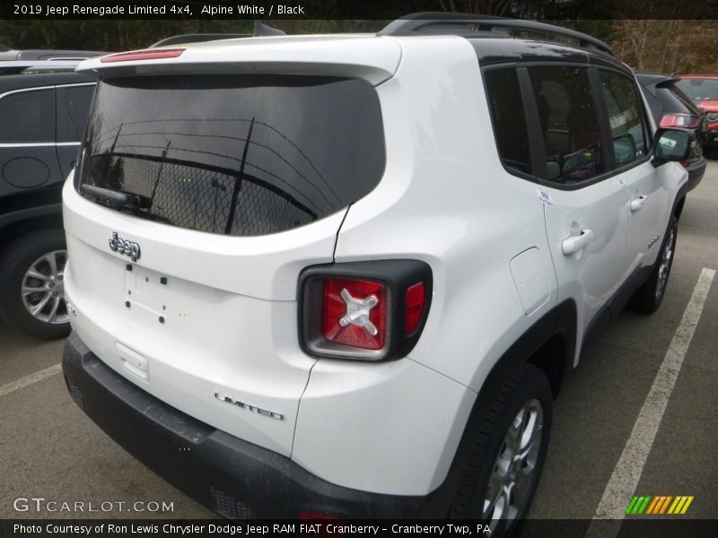 Alpine White / Black 2019 Jeep Renegade Limited 4x4