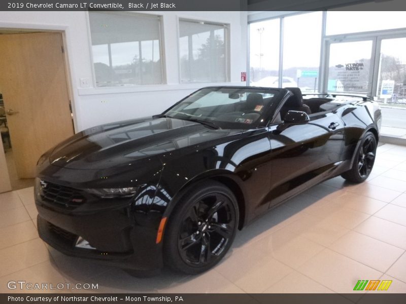 Black / Jet Black 2019 Chevrolet Camaro LT Convertible