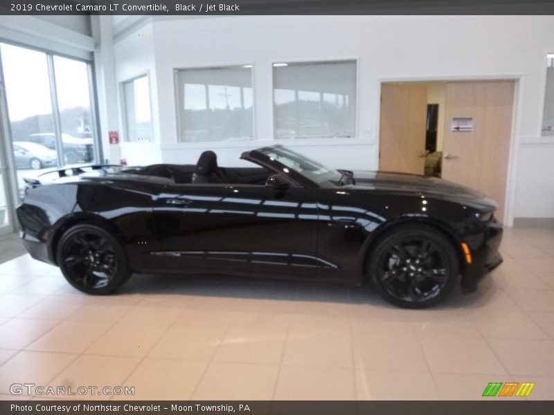 Black / Jet Black 2019 Chevrolet Camaro LT Convertible