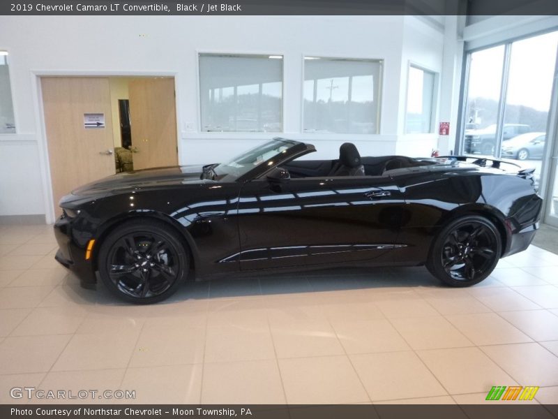 Black / Jet Black 2019 Chevrolet Camaro LT Convertible