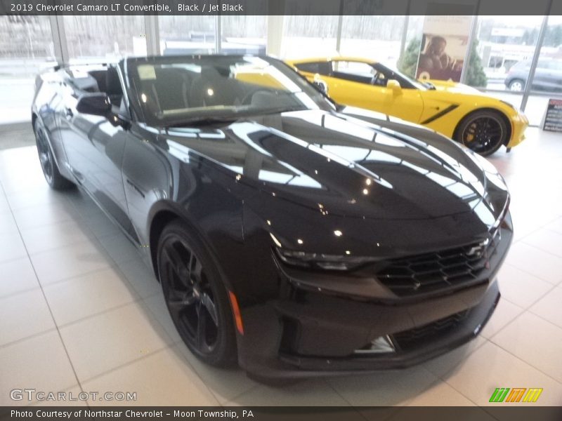 Black / Jet Black 2019 Chevrolet Camaro LT Convertible